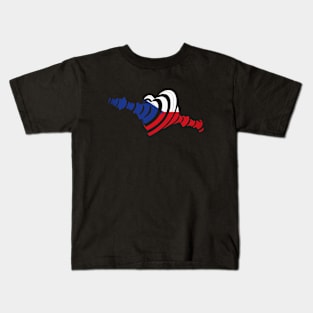 Corazón Bandera República Checa Eurovisión Kids T-Shirt